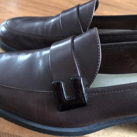 Unisa Brown Leather Loafers Size 8 - Picture 6 of 8